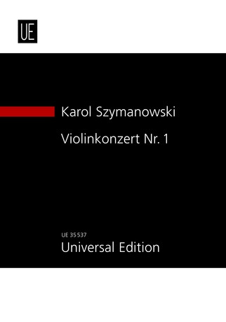 Concerto No. 1 op. 35, for violin and orchestra, Study score
