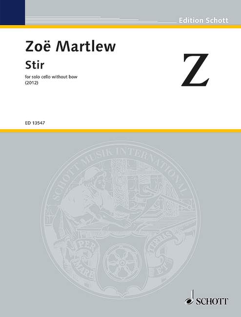 Stir, for solo cello without bow