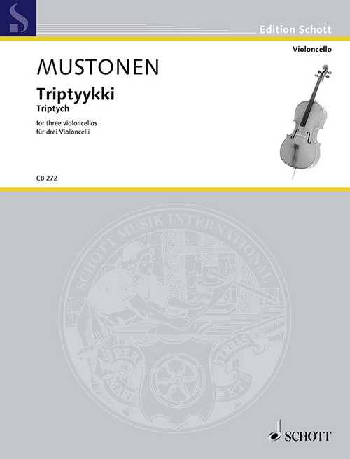 Triptych, for three violoncellos, Score and parts