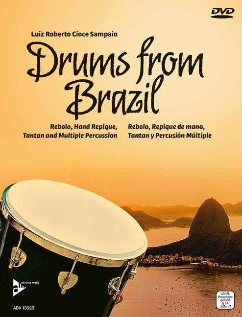 Drums from Brazil, for Brasilian percussion (Rebolo, Hand Repique, Tantan)