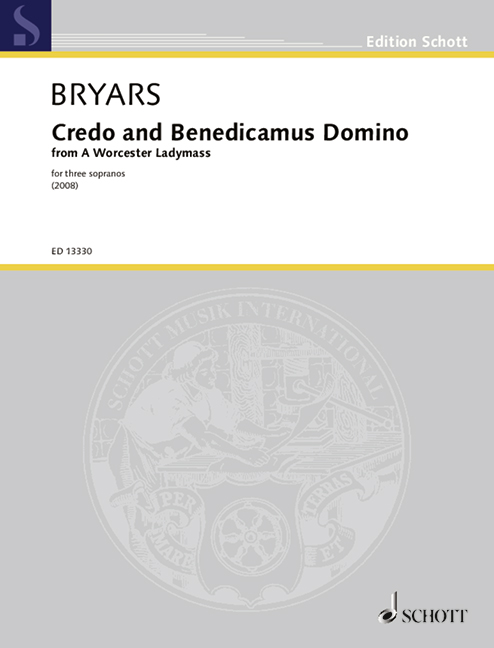 Credo and Benedicamus Domino, from A Worcester Ladymass, for 3 sopranos