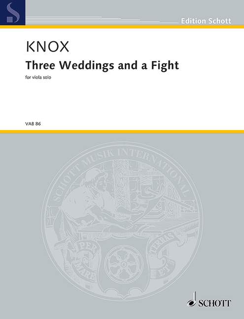 Three Weddings and a Fight, for viola solo, Separate edition