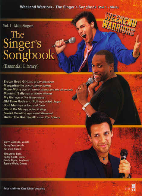 Weekend Warriors Set List 1, The Singer's Songbook for Vocal (Male), Edition with play-along