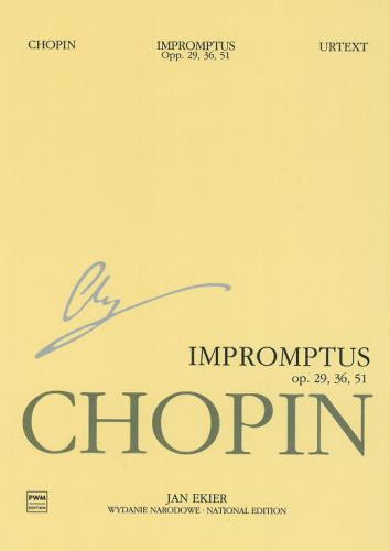 Impromptus, National Edition vol.3 A III, opp. 29, 36, 51, for piano, Study score