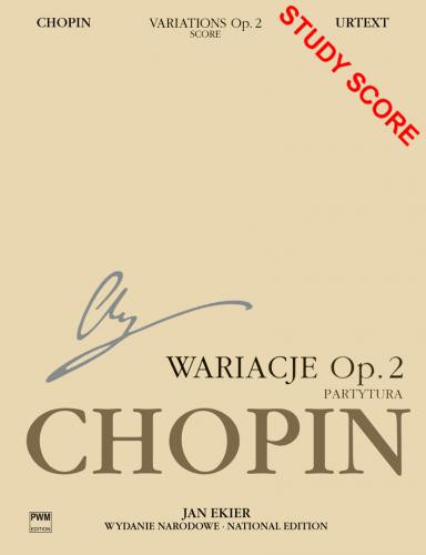 Variations on La ci darem la Mano Op. 2, for piano and orchestra, Study score