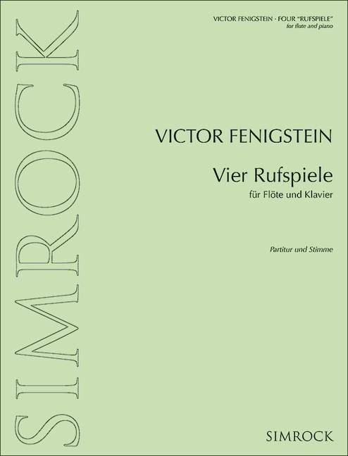 Vier Rufspiele, for flute and piano