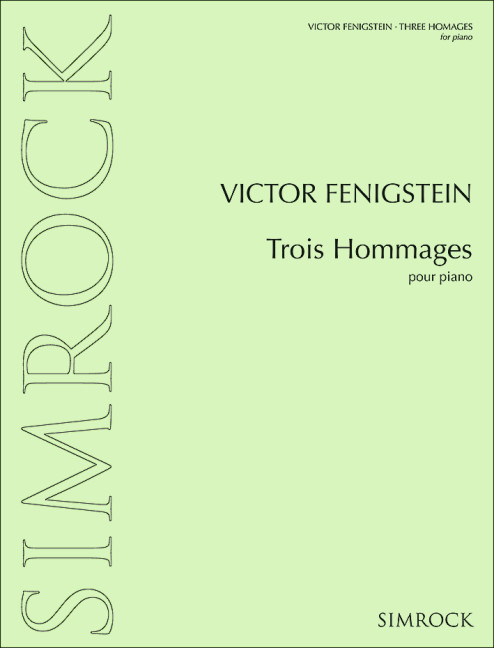 Trois Hommages, for piano