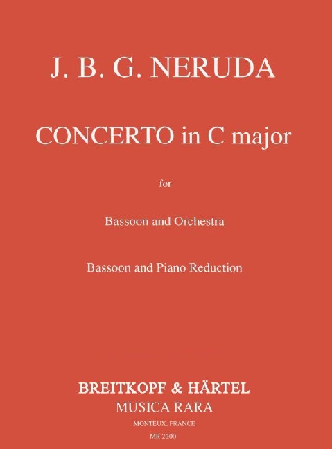 Concerto in C, for Bassoon and Orchestra, Piano reduction