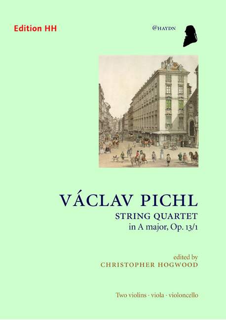 String quartet op. 13/1, for 2 violins, viola and cello, Score and parts