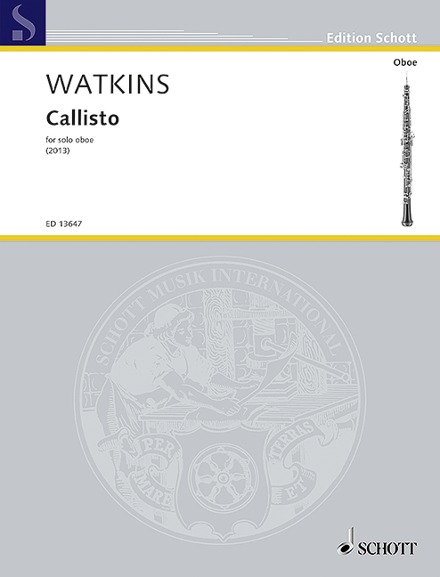 Callisto, for solo oboe. 9790220134692 Callisto, for solo oboe. 9790220134692