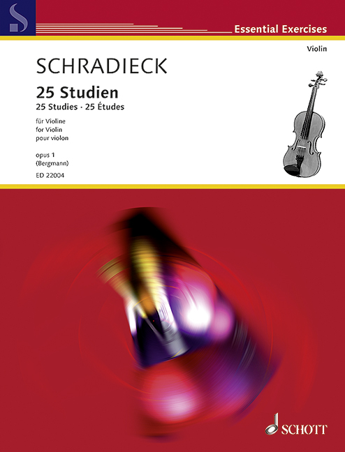 25 Studies op. 1, for violin
