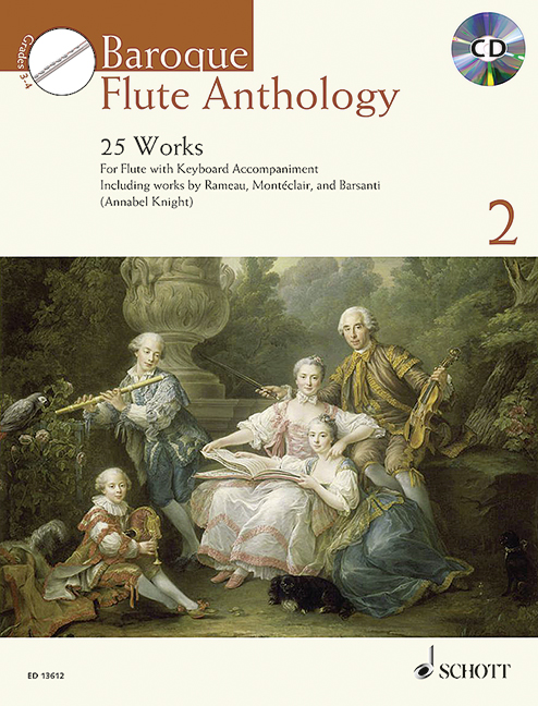 Baroque Flute Anthology Vol. 2, 25 Works