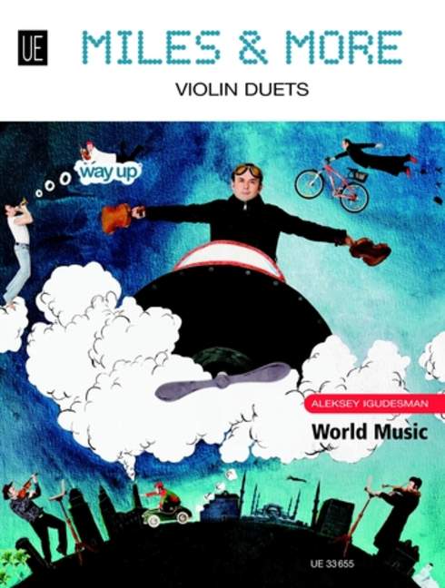 Miles & More, 10 intermediate duets, for 2 violins, Performing score