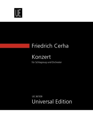 Concerto, for percussion and orchestra, Study score