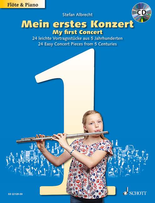 My First Concert, 24 Easy Concert Pieces from 5 Centuries, for flute and piano