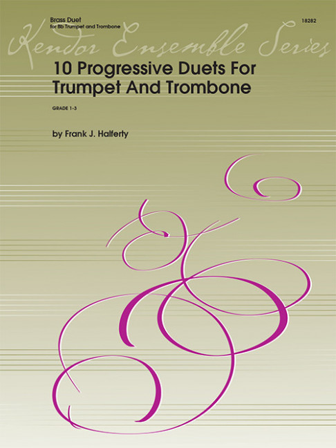 10 Progressive Duets For Trumpet And Trombone, Performing score