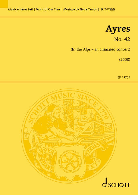 No. 42, (In the Alps - an animated concert), for soprano and ensemble, Study score