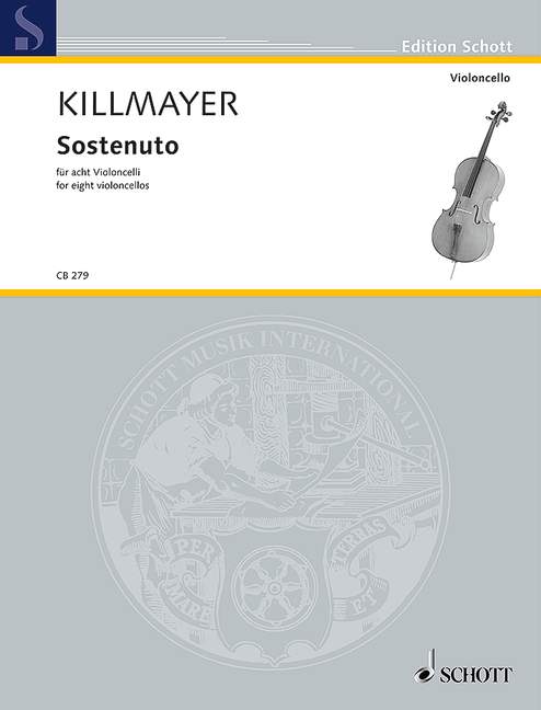 Sostenuto, Fassung für acht Violoncelli von Markus Schmitt, Score and parts
