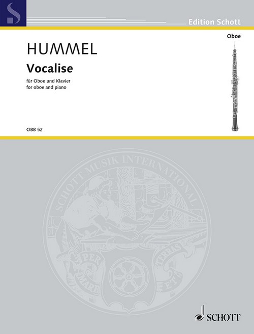 Vocalise, für Oboe und Klavier, Separate edition
