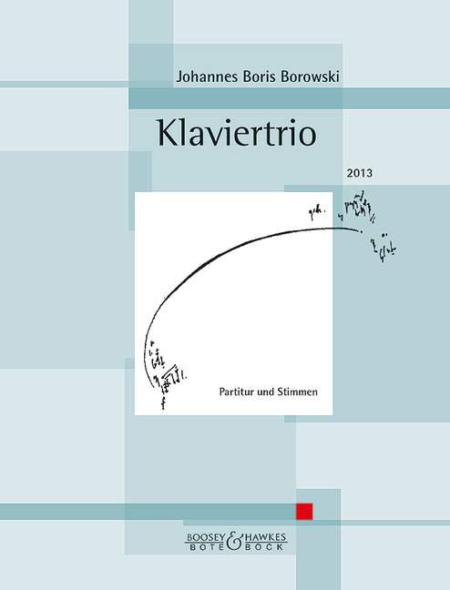 Klaviertrio, for violin, cello and piano, Score and parts