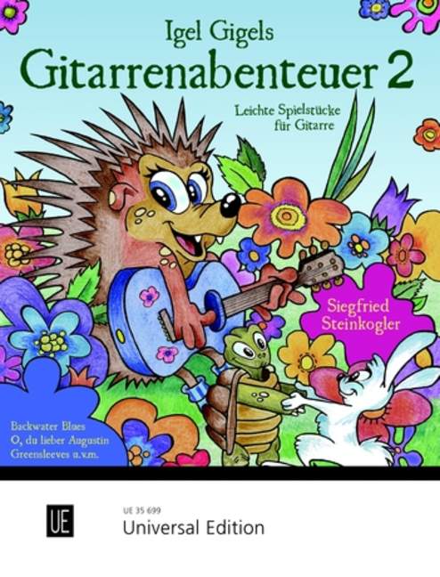 Igel Gigels Gitarrenabenteuer Vol. 2, Easy pieces for guitar, Score