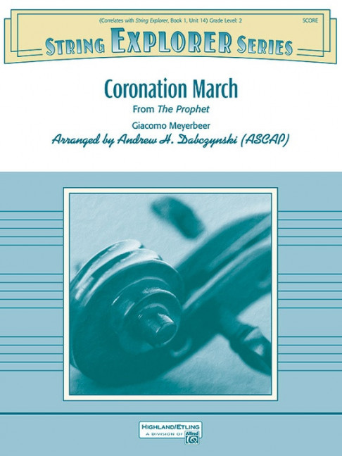 Coronation March, from The Prophet, for string orchestra, Score and parts
