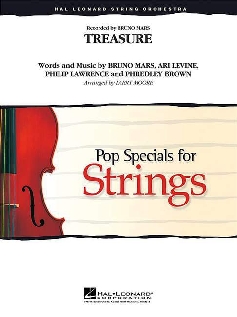 Treasure, for string orchestra, piano, percussion, Score and parts