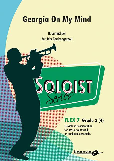 Georgia On My Mind, for 7 melody instruments, percussion, solo instrument, Score and parts