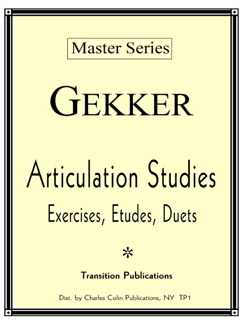 Articulation Studies, Exercises, Etudes, Duets, for trumpet