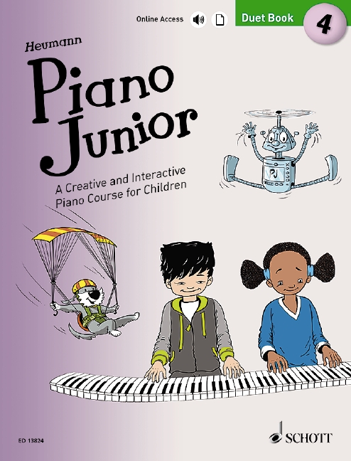 Piano Junior: Duet Book 4, A Creative and Interactive Piano Course for Children