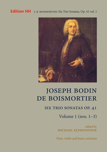 Six Trio Sonatas op. 41, Volume 1 (nos 1-3), for flute, violin and basso continuo, Score and parts