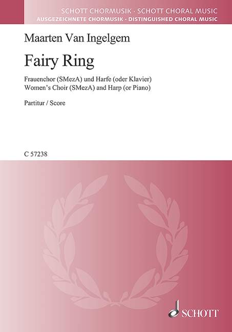 Fairy Ring, (Annual Rings (Nr. 7)), for female choir (SMezA) and harp (or piano), Choral score