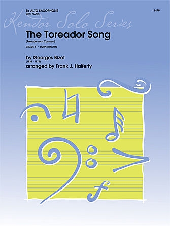 Toreador Song, Prelude From Carmen, for alto saxophone and piano, Score and part