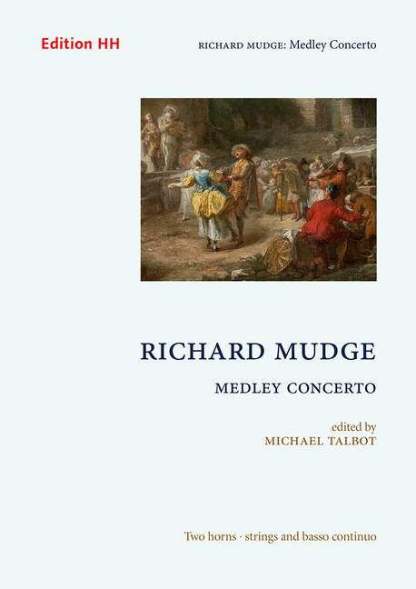 Medley Concerto, for 2 horns, strings and basso continuo, Score