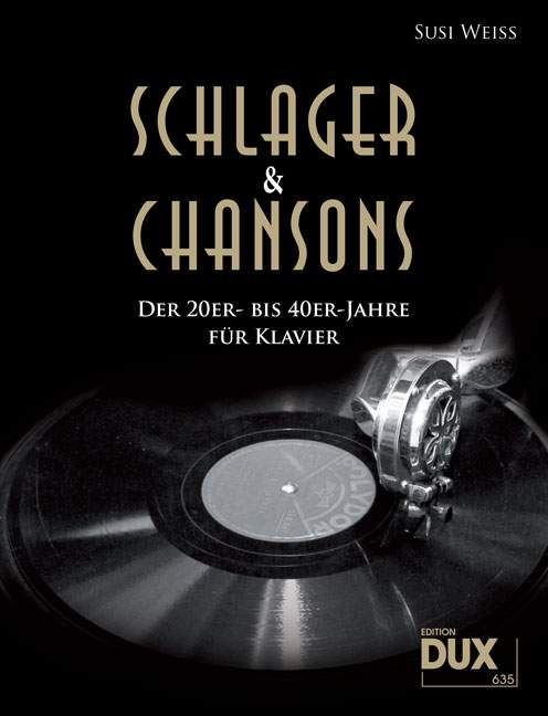 Schlager und Chansons, Der 20er - bis 40er-Jahre, for piano