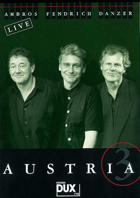 Austria 3 - Live Band 1, Die Songs zur CD, for keyboard and guitar