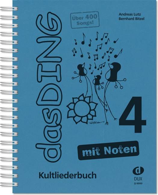 Das Ding Band Vol. 4, Kultliederbuch mit Noten, for voice, Songbook