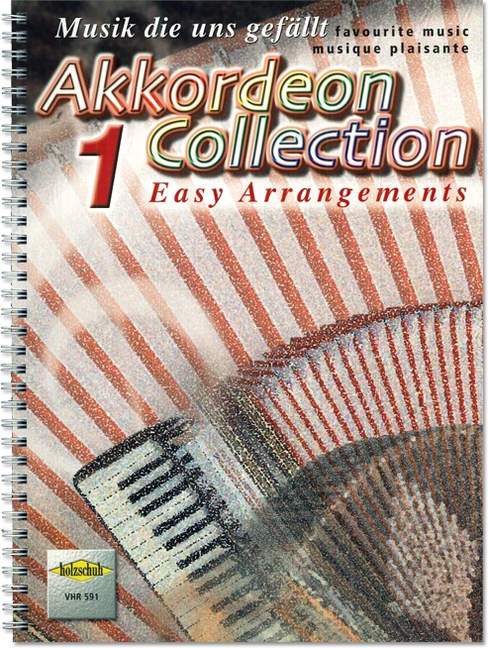 Akkordeon Collection Vol. 1, favourite music, for accordion