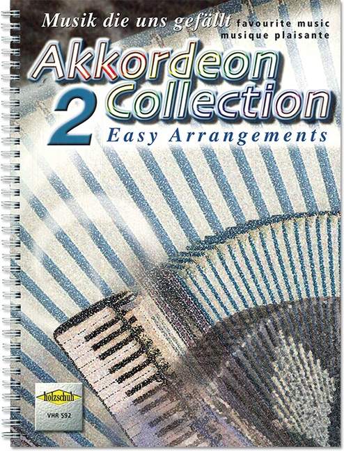 Akkordeon Collection Vol. 2, favourite music, for accordion
