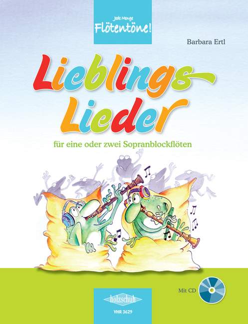 Lieblingslieder, for 1-2 sopranorecorders CD