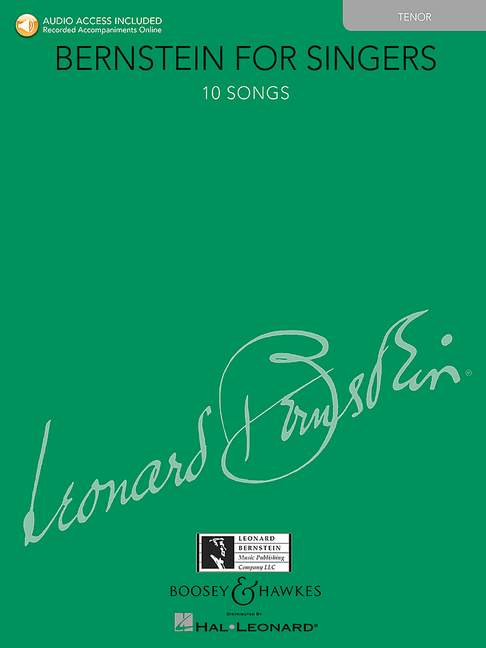 Bernstein for Singers, 10 Songs, for tenor and piano