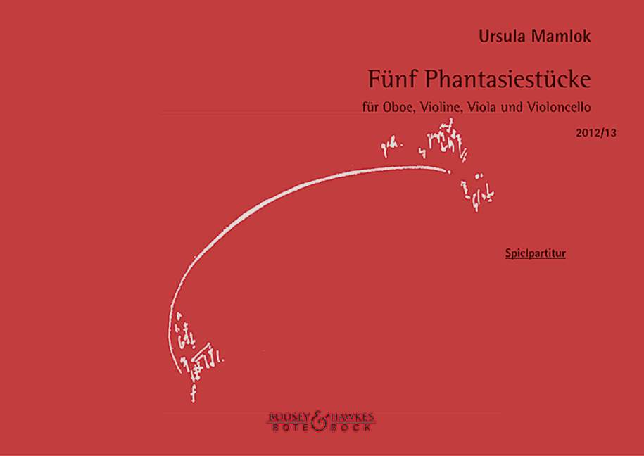 Fünf Phantasiestücke, for oboe, violin, viola and cello, Performing score