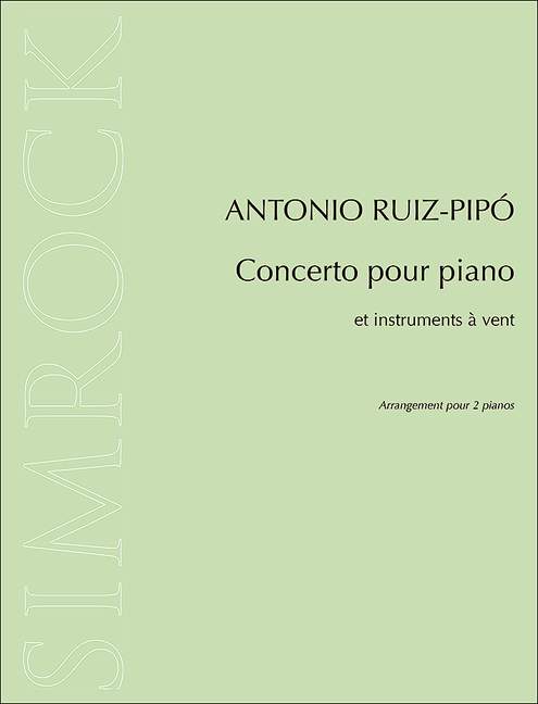 Concerto pour piano et instruments à vent, Arrangement for two pianos, Performing score
