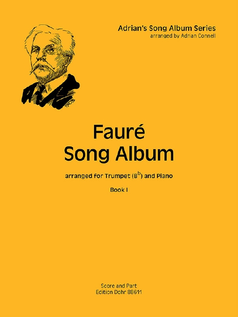 Fauré Song Album Vol. 1, for trumpet and piano, Score and part