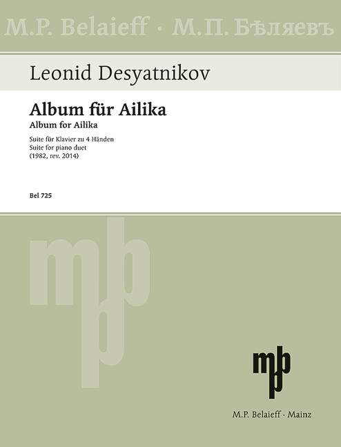 Album for Ailika, Suite for piano duet, Score (also performing score)