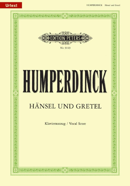 Hänsel und Gretel, Oper in 3 Akten, for soloists, childrens choir and orchestra, Piano reduction. 9790014074609