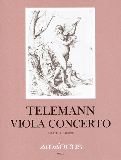 Viola Concerto TWV 51:G9, for viola and orchestra, Score