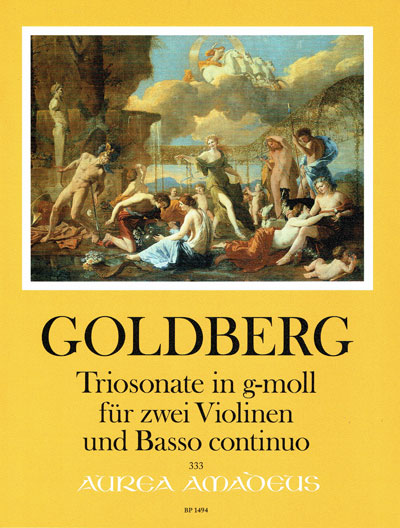 Sonata a tre, g minor, for 2 violins and basso continuo, Score and parts