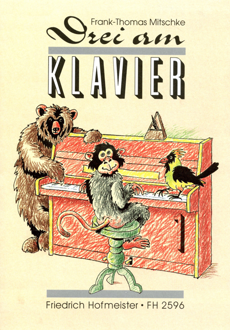 Drei am Klavier Book 1, Lieder und Stücke für Klavier zu sechs Händen