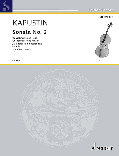 Sonata No. 2 op. 84, for cello and piano, Score and part